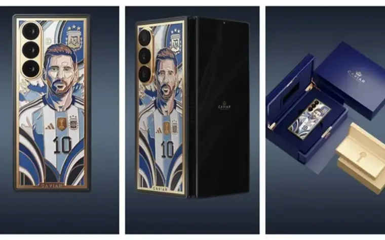 Celular de luxo de Messi terá 19 unidades e custa R$ 67 mil