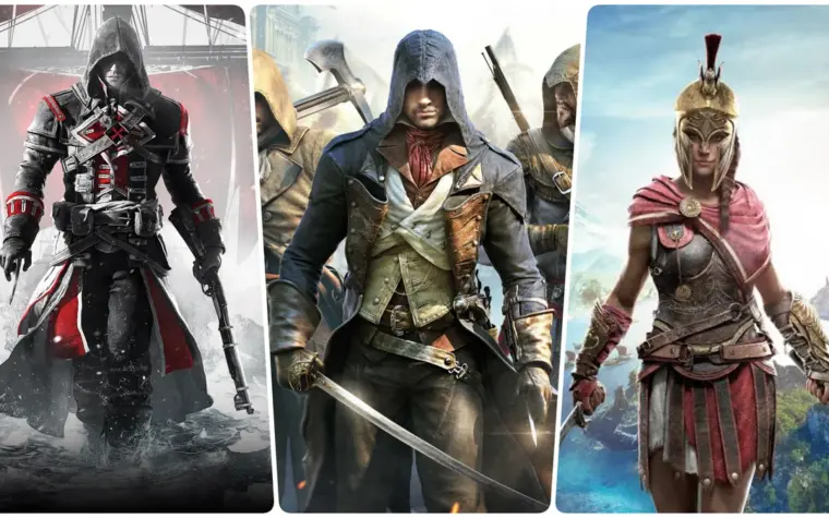 piores jogos da franquia Assassin’s Creed classificações
