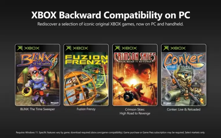 Jogos do primeiro Xbox ganham suporte no PC pelo Game Pass