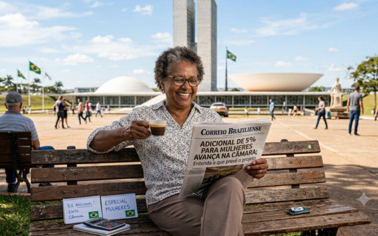 Aumento de 5% na aposentadoria avança na Câmara